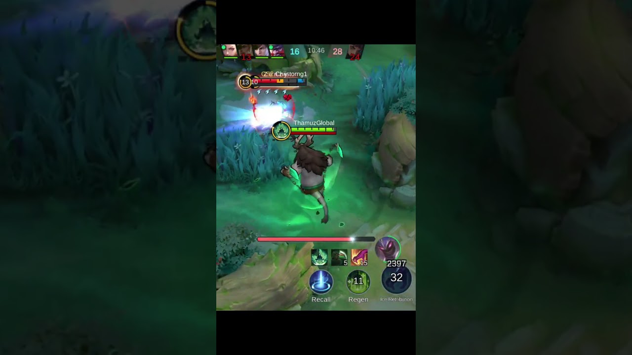 OP Thamuz Jungle so crazy damage! 😈🔥 s26 #mlbb #shorts