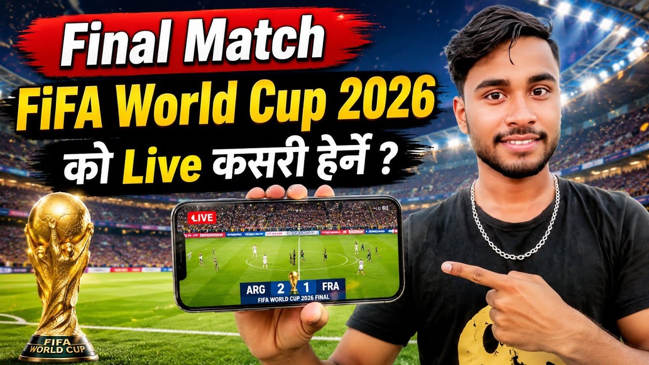 Fifa World Cup 2026 Final Kasari Herne || How To Watch Fifa World Cup Final 2026 Live in Nepal