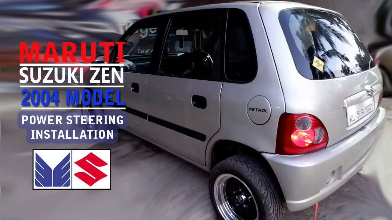 Maruti Suzuki ZEN | 2004 Model |Power Steering Installation | Malayalam | Modified Zen |