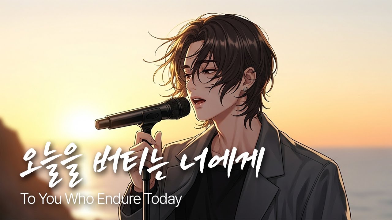 「오늘을 버티는 너에게」 혼자가 아님을 전하는 따뜻한 위로/ 유일무이 락발라드 Created with AI