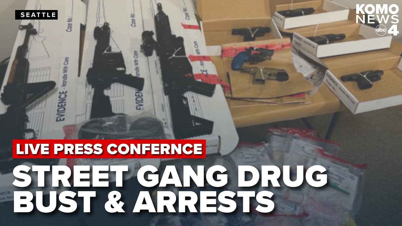Major drug bust arrests to be announced involving Tacoma street gang