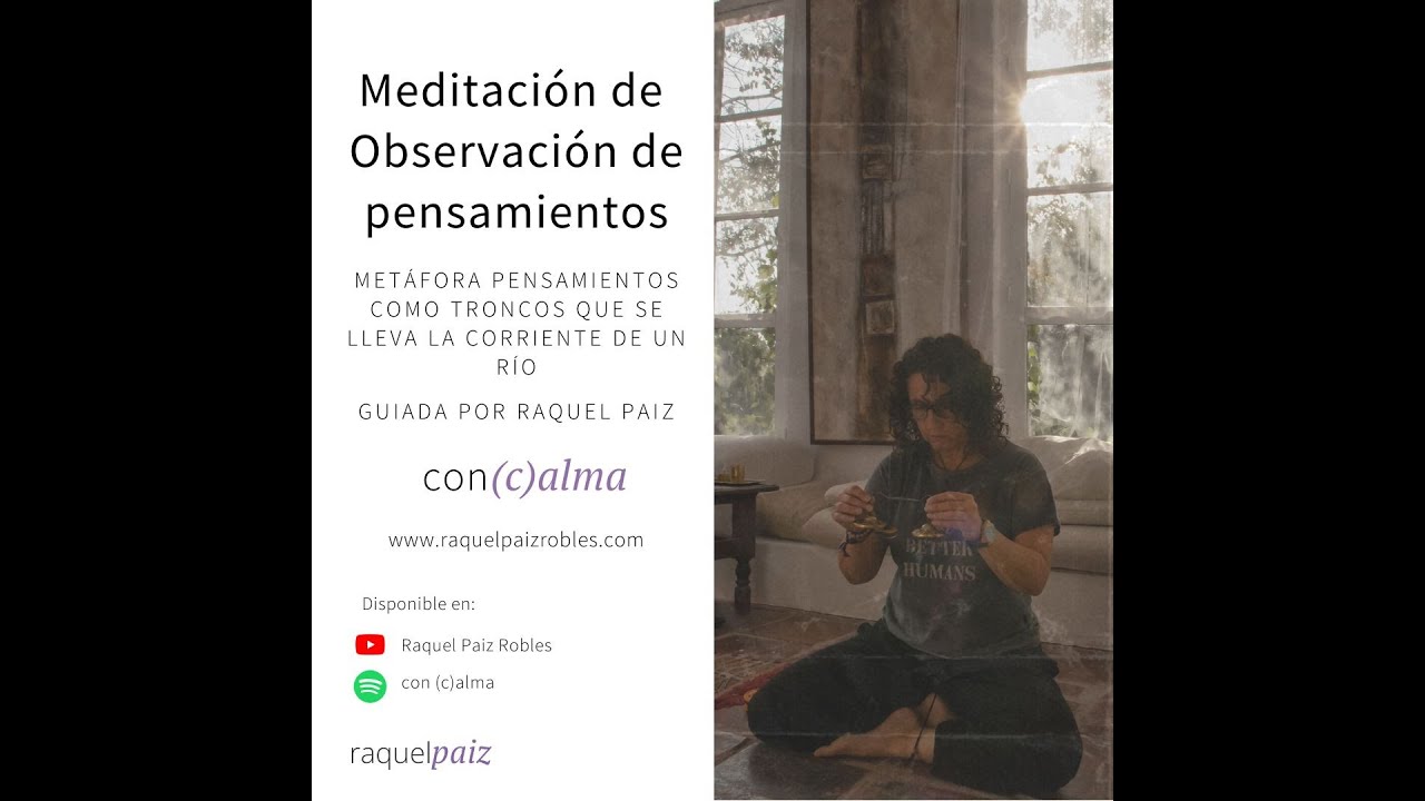 Con (c)alma: meditación observación pensamientos