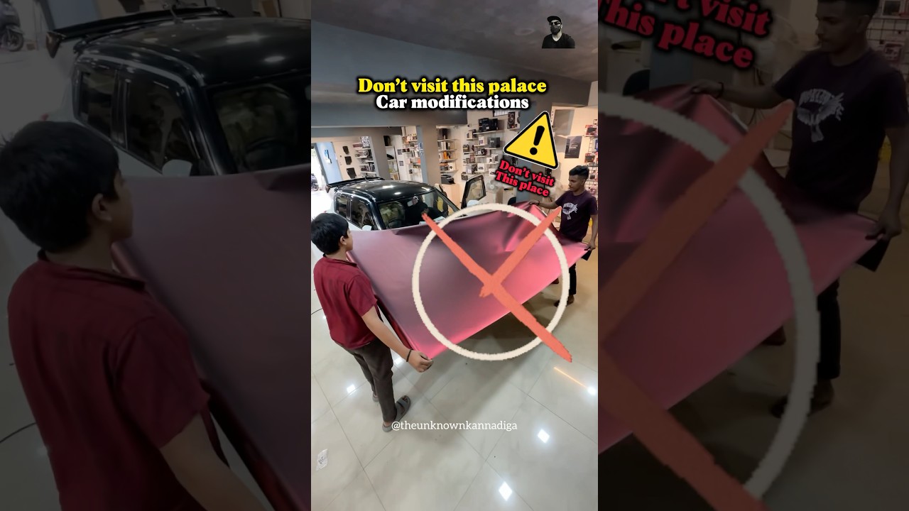Don&rsquo;t modify your car here or a scam #kannada #automobile #bangalore #scam