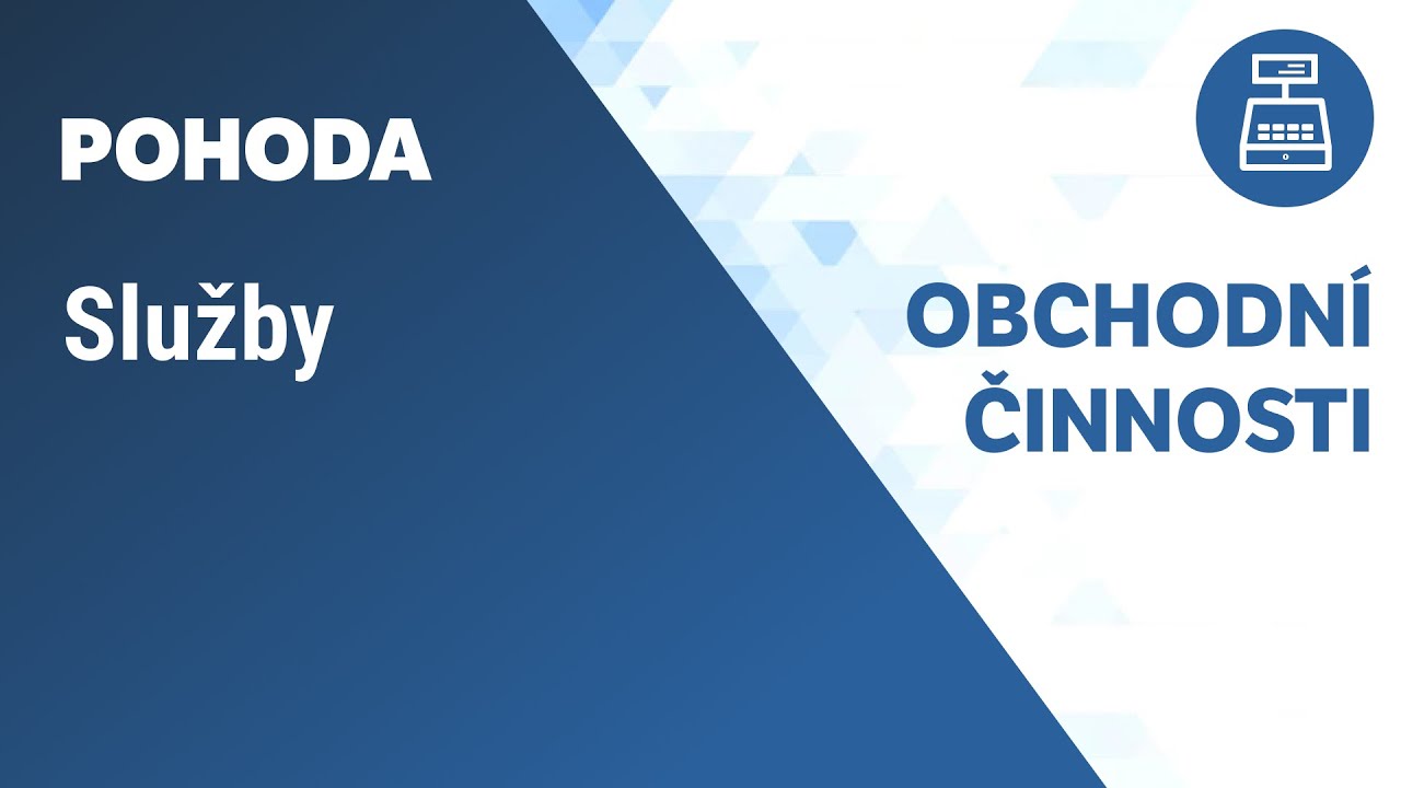 Obchodní činnosti v Pohodě – Služby