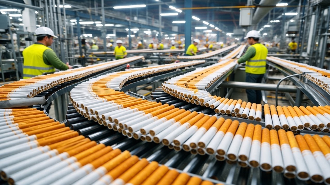 Inside the Process Of Making cigarette: Amazing USA cigarette Factory (Full Process)