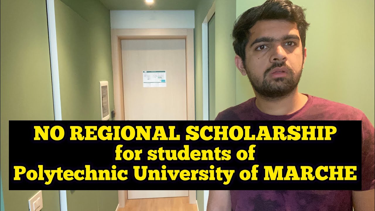 DO NOT come to this University on Regional Scholarship | University of Marche | ERDIS Scholarship