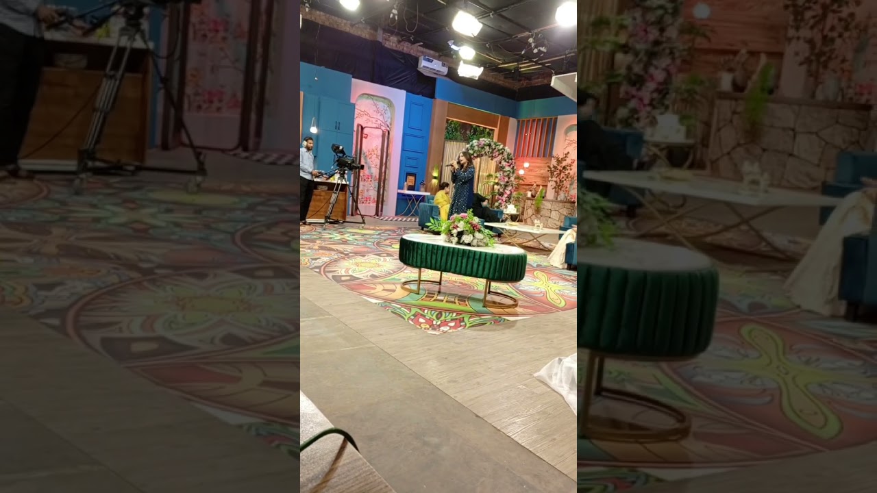 Sehar gull khan singer performance at aplus entertainment tv