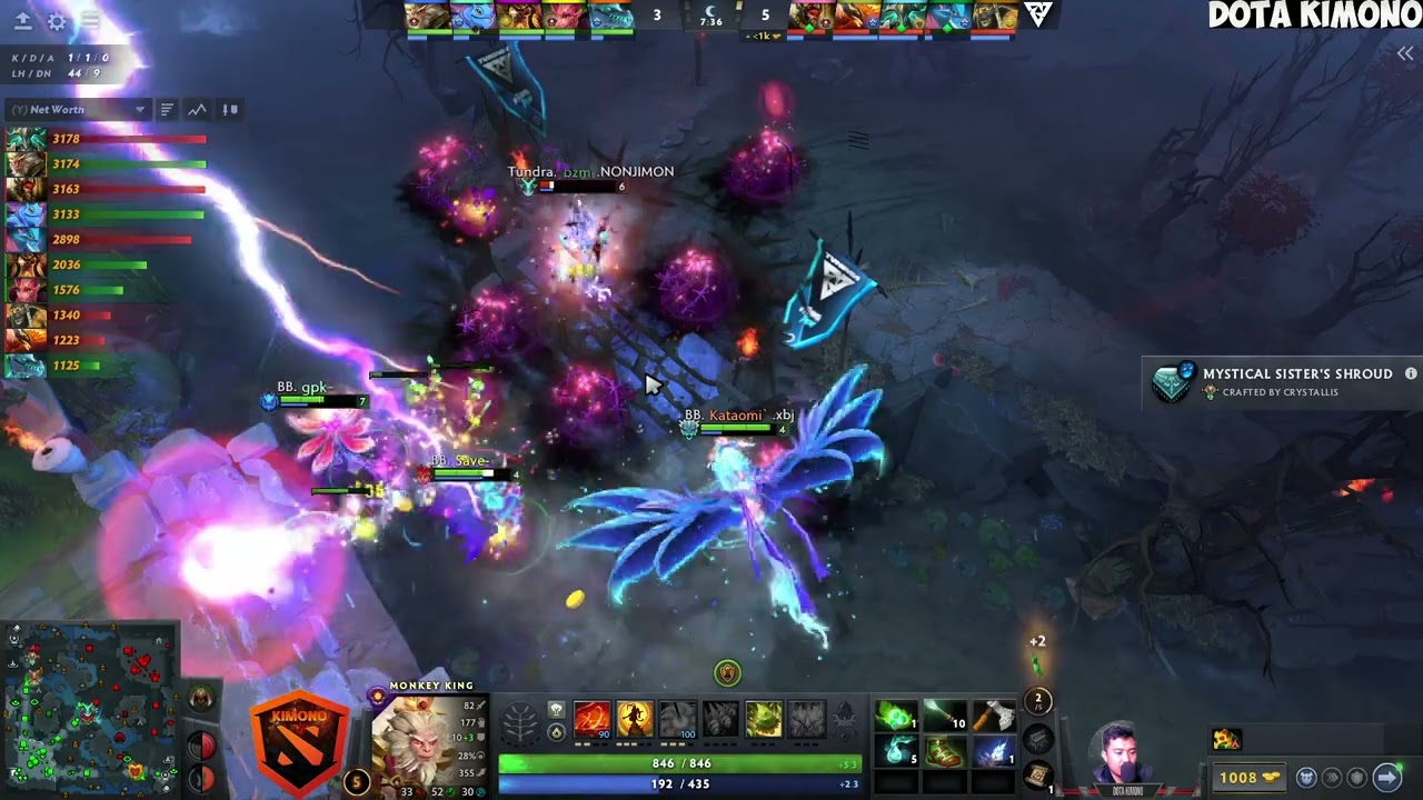 🔥 PURE - MONKEY KING : BETBOOM TEAM VS TUNDRA ESPORTS CLAVISION DOTA 2 MASTER 2025 - 7.39C 11 2 9 🔥