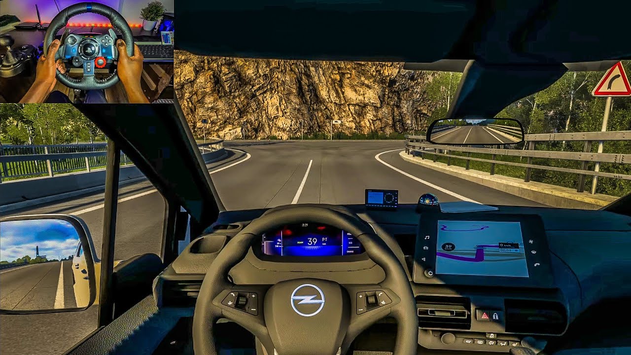 Opel Combo 2023 1.5DCI - Euro Truck Simulator 2 | ETS2 1.51 | Logitech G29 Gameplay