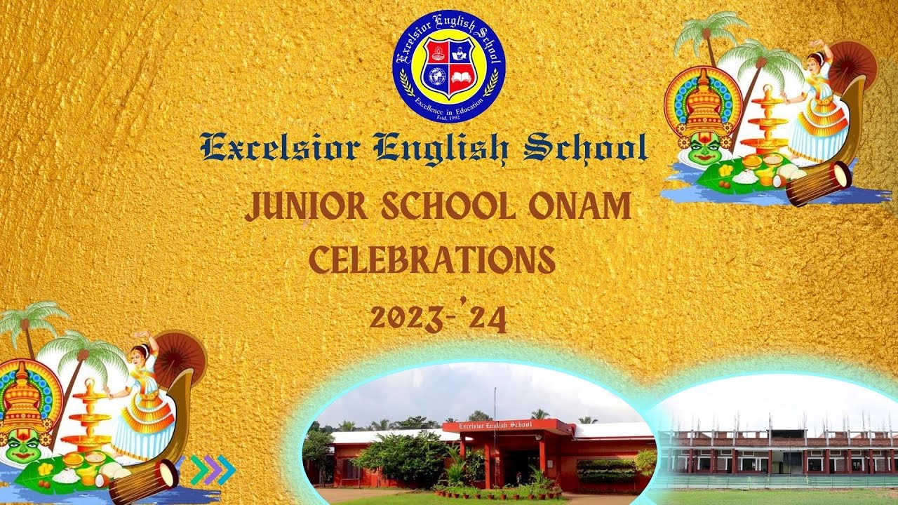 Junior school onam celebrations 2023-'24 at Excelsior English School