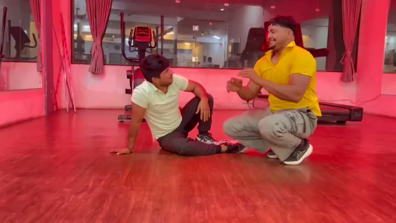 Fitness wrestling fun compitition 