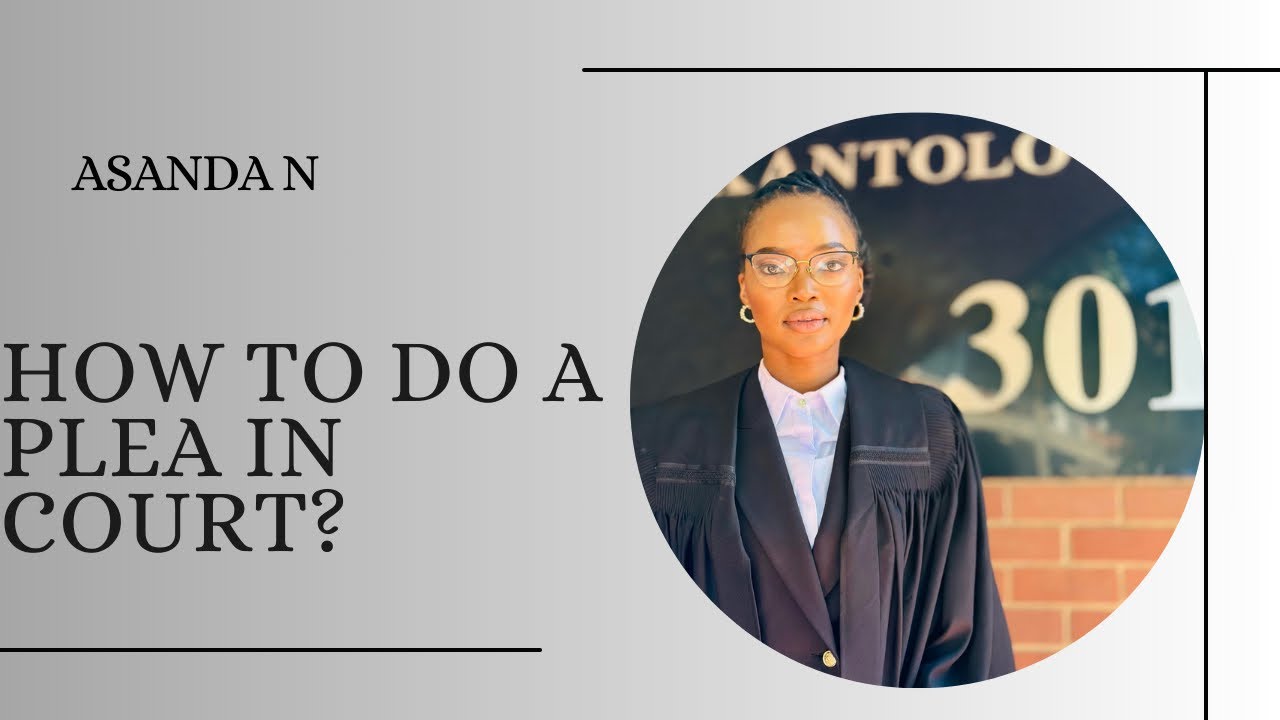 Candidate Attorney tips: How to do a s112 guilty plea? Should you plead guilty? South African Law