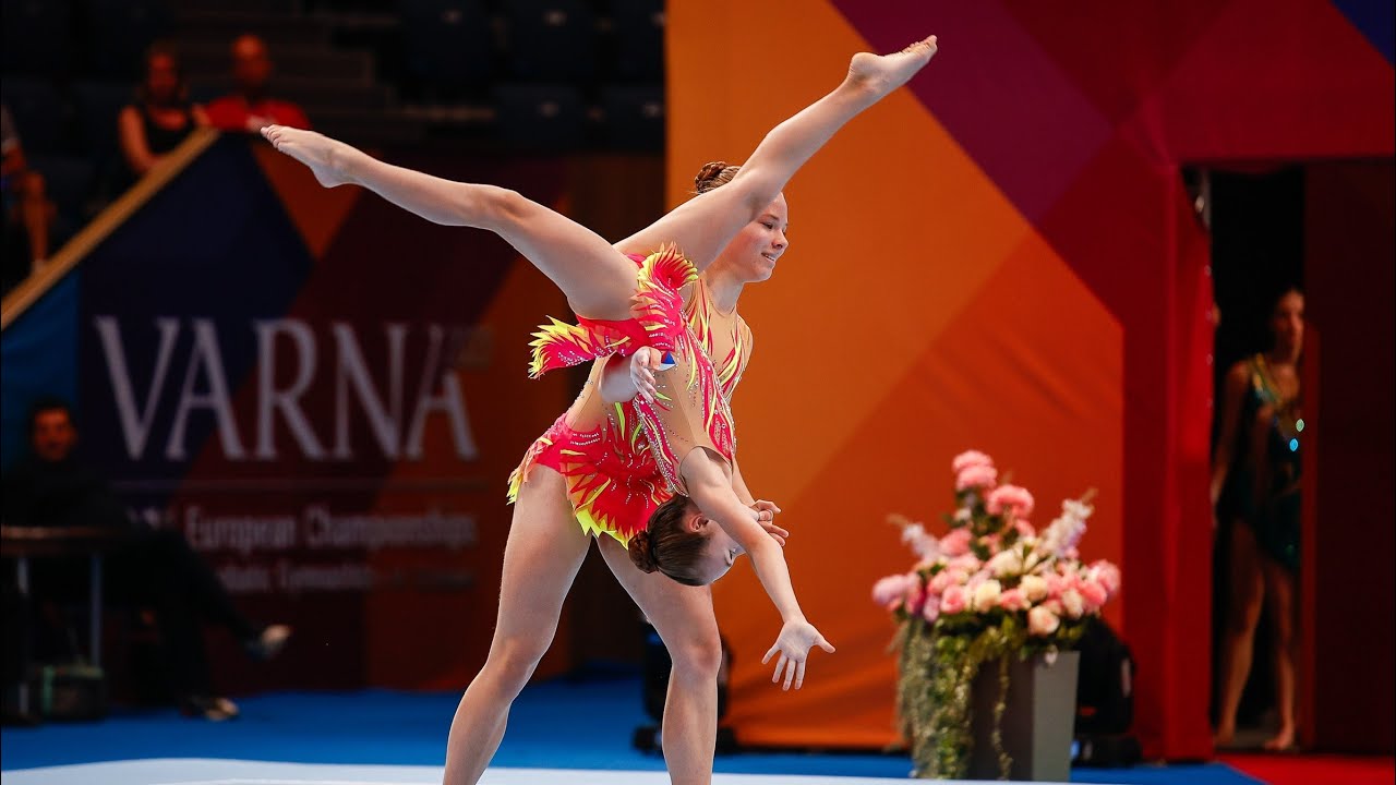 European Championships in Acrobatic Gymnastics - Varna, Bulgaria- BAL Nešporová & Kinštová