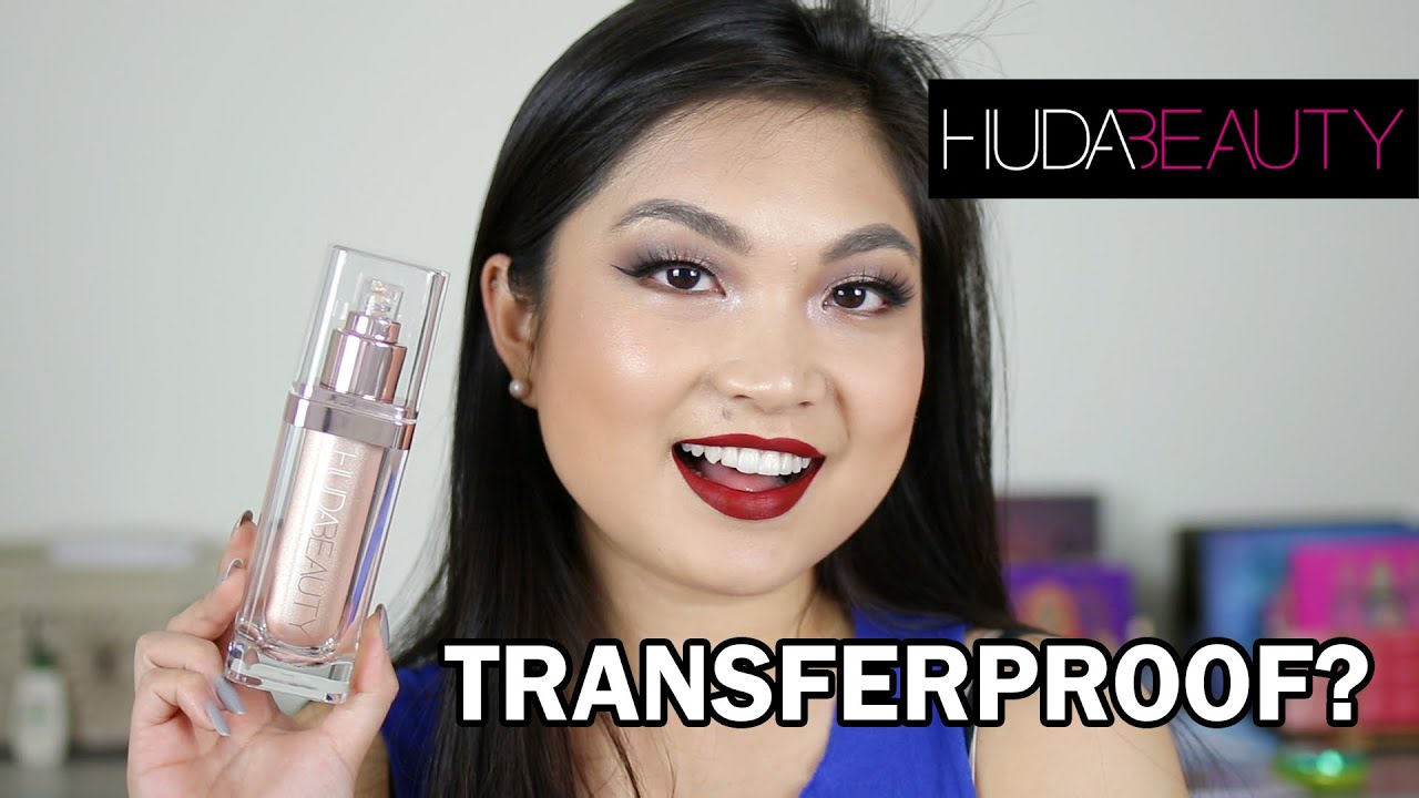 HUDA BEAUTY NYMPH | TRY ON FACE AND LEGS