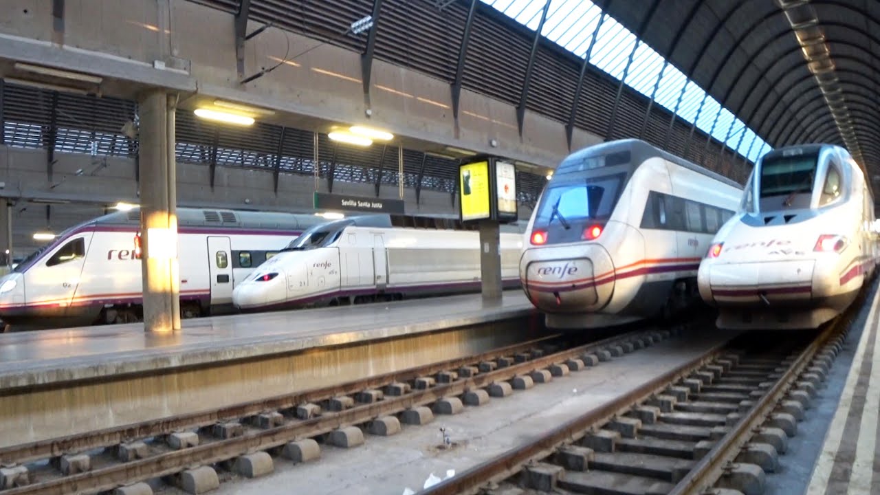 Tren AVE 112 Sevilla  Barcelona Capítulo 1 ESTACIÓN SEVILLA  SANTA JUSTA