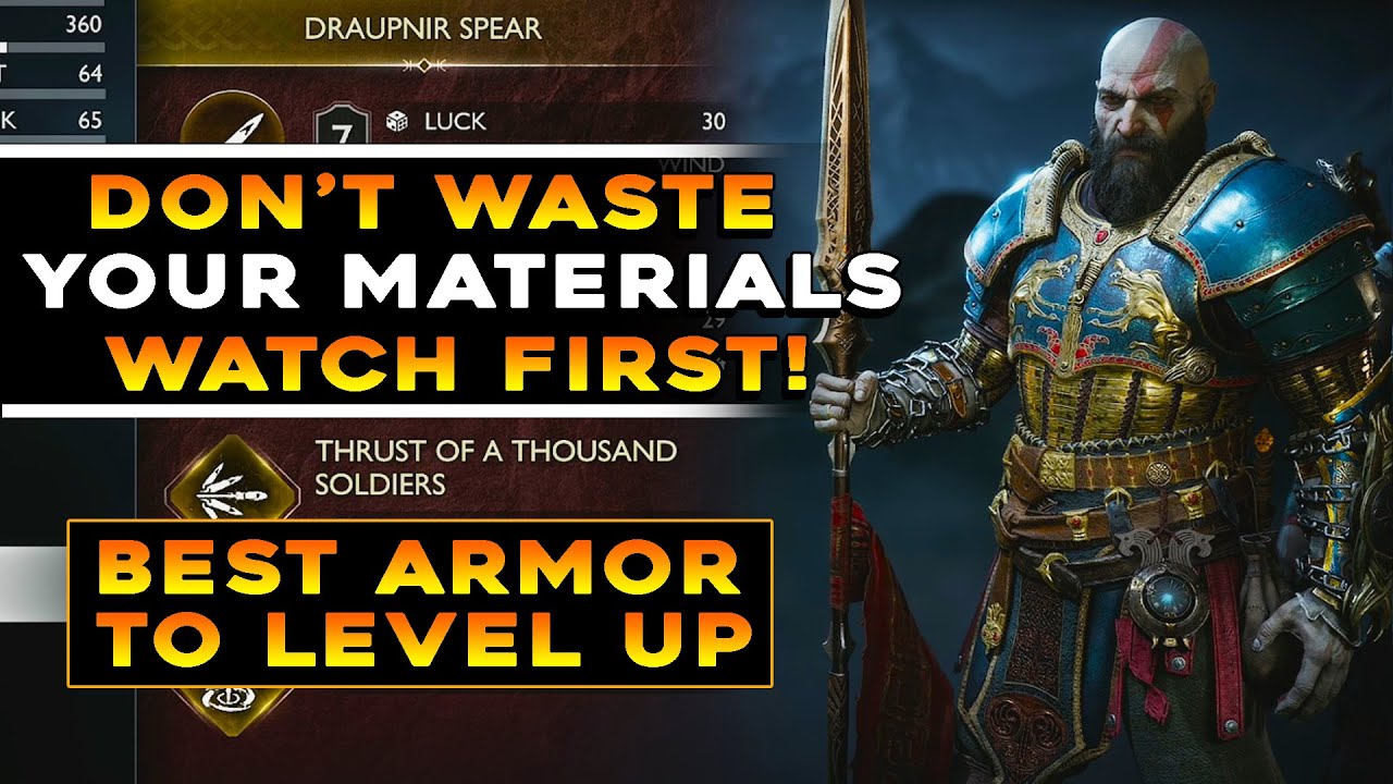 God of War Ragnarok ЛУЧШАЯ БРОНЯ ДЛЯ КОНЦА ИГРЫ!
