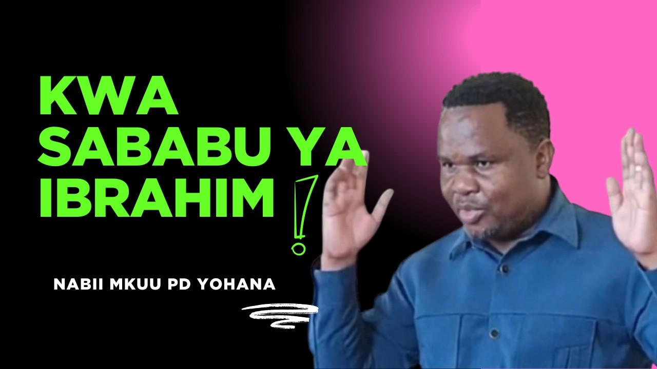MUNGU ANASIKIA MAOMBI YA MWENYE HAKI. NABII MKUU PD YOHANA