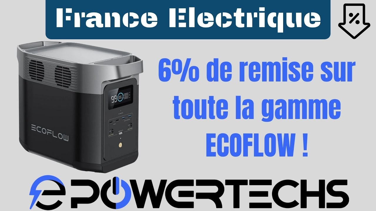 ECOFLOW DELTA 2 / La batterie la plus technologique du marché !