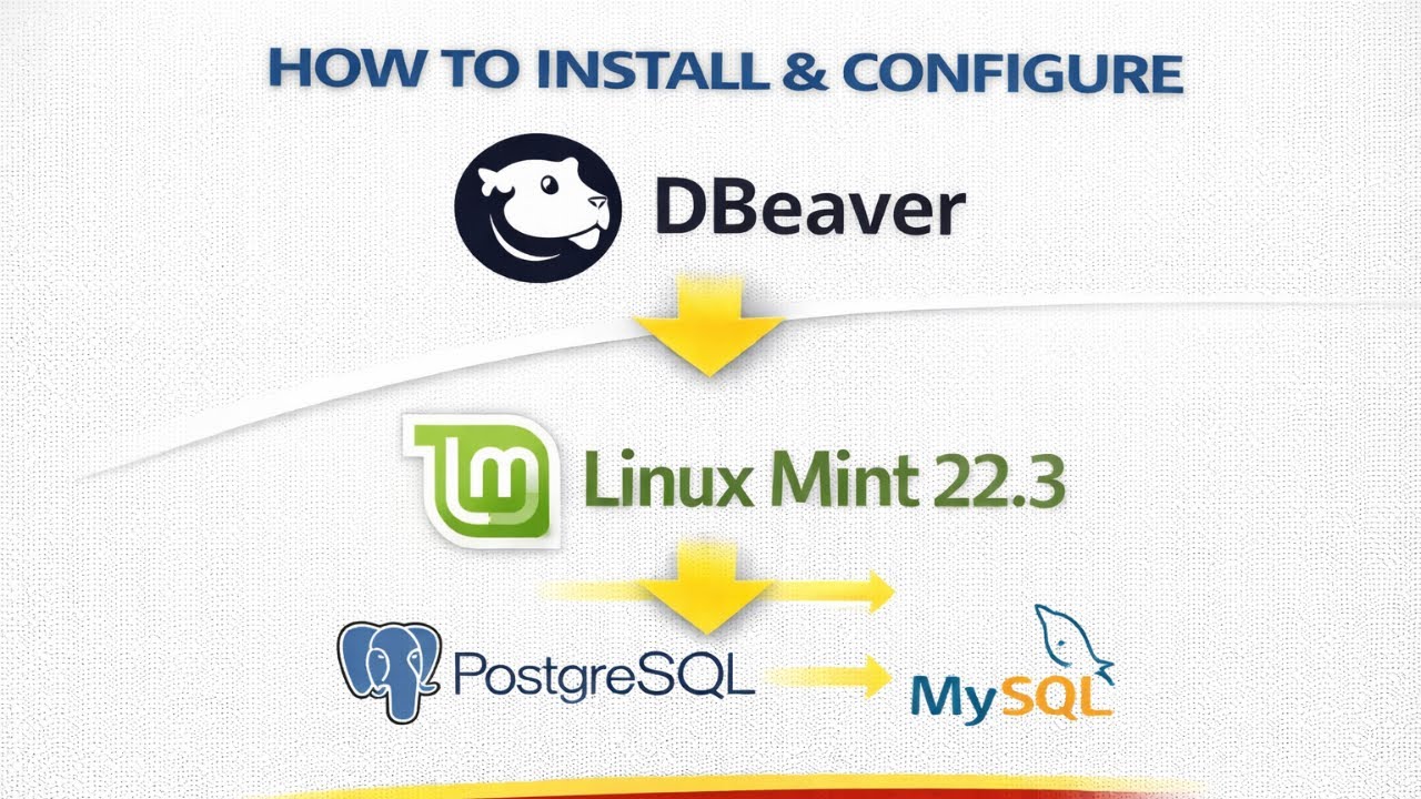 How to Install Dbeaver on Linux Mint 22.3 connect PostgreSQL & MySQL step by step guide|2026 Update