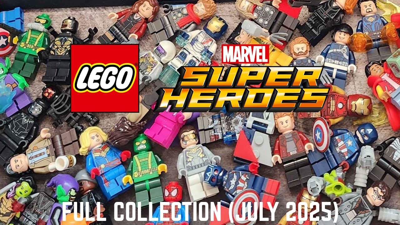 My FULL Lego Marvel Superheroes Minifigure Collection! (July 2025)