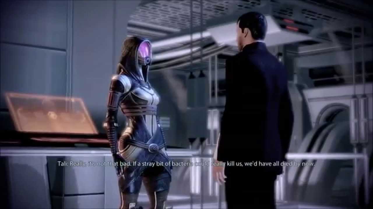 85 Mass Effect 2 PC HD 1080p 60fps Tali Conversation 4 Normandy