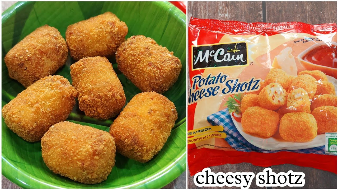 McCain potato cheese shotz review| frozen food by McCain | cheese balls