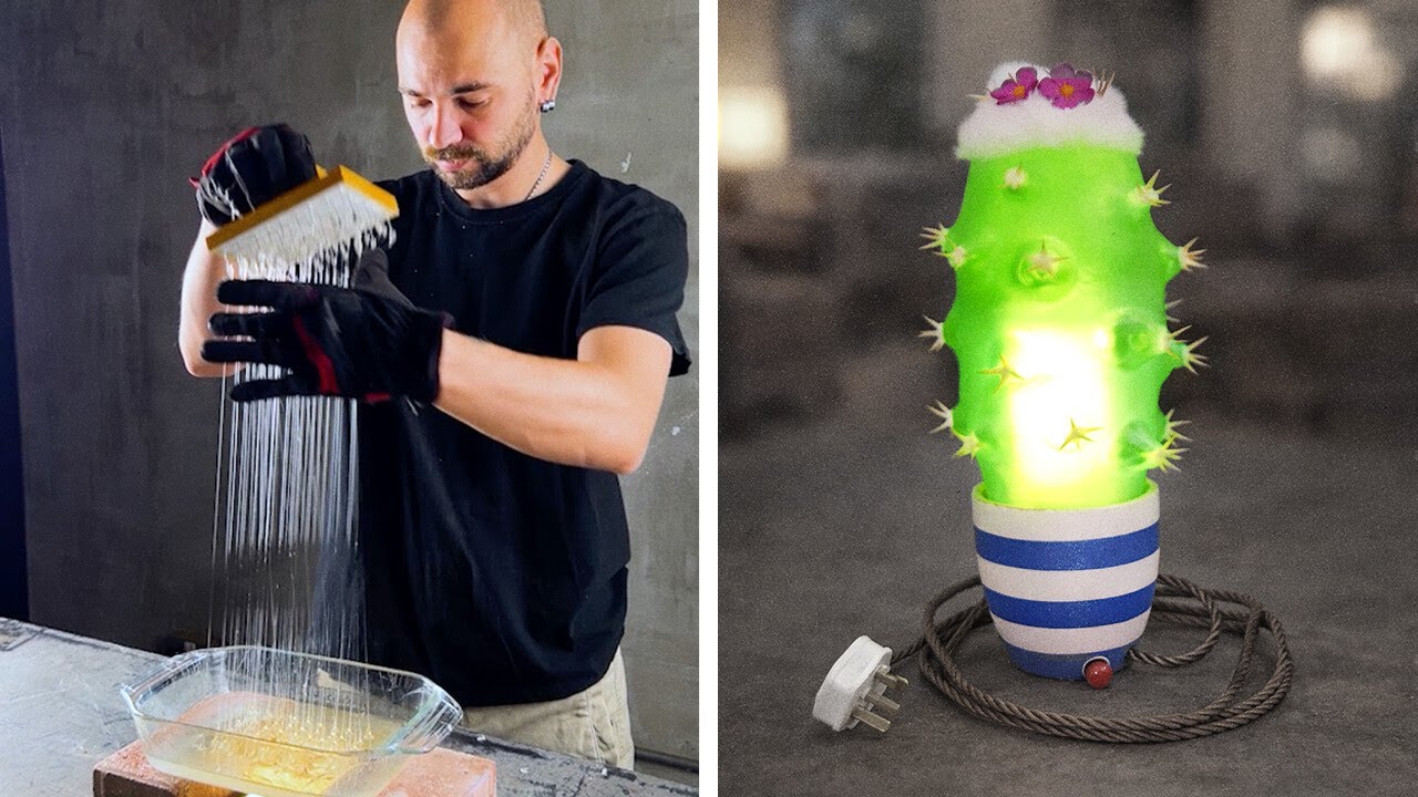 Unreal DIY Cactus Lamp You’ll Want in Your Room 🌵💡