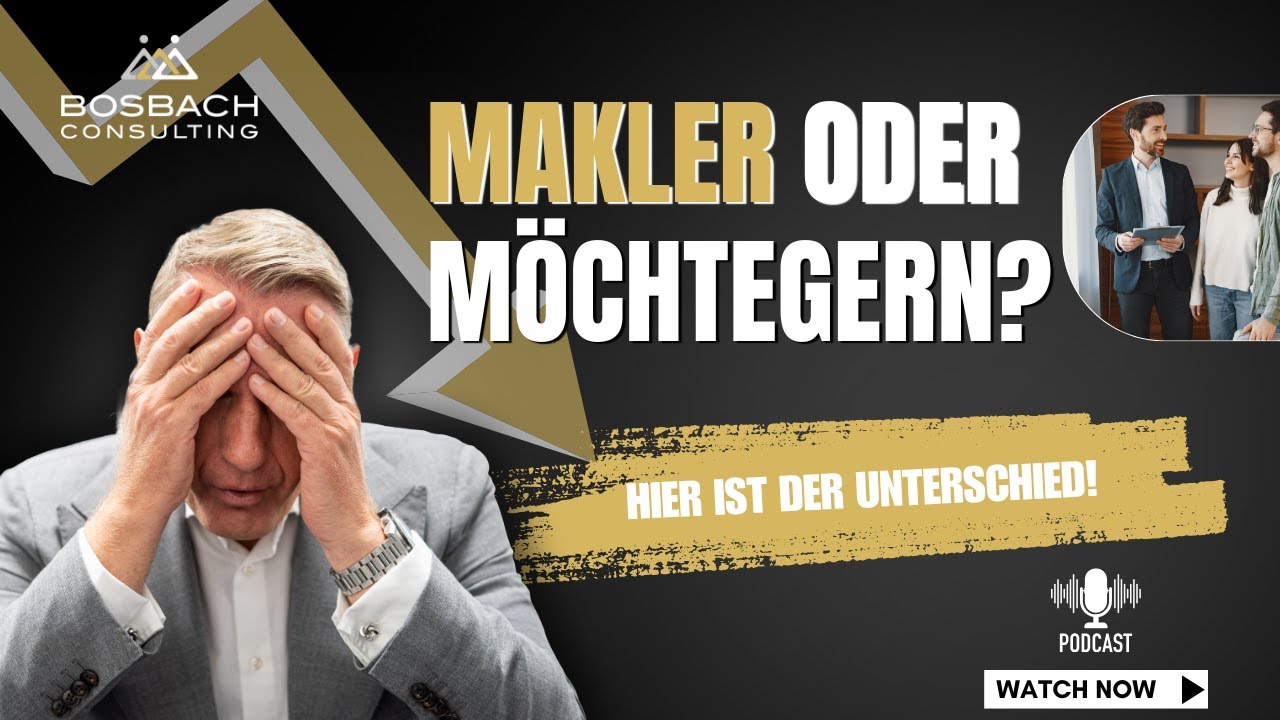 Makler oder M&ouml;chtegern? Hier ist der Unterschied
