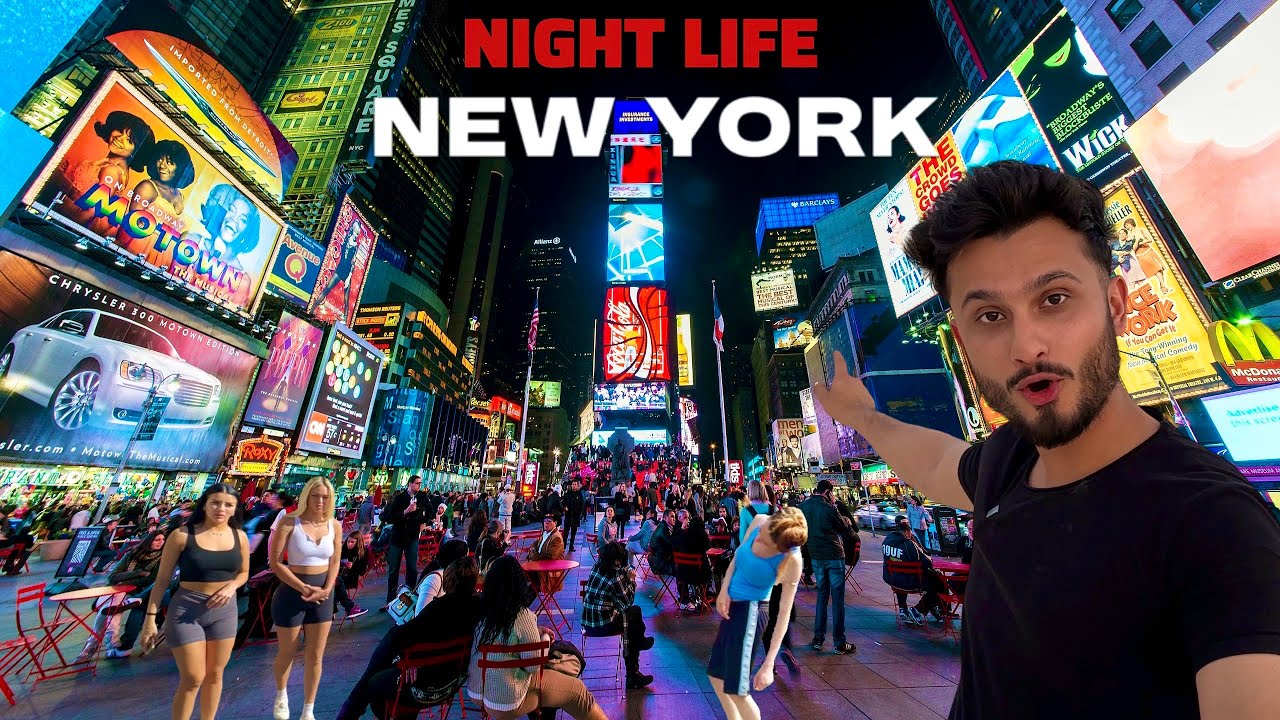 Night life in World&rsquo;s Richest City | NEW YORK 🇺🇸😍