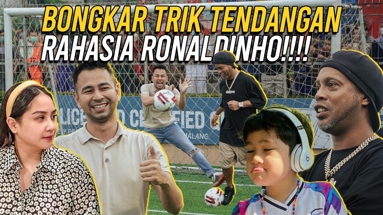 RAFATHAR DILATIH BOLA LANGSUNG RONALDINHO??!! RAFFI NAGITA SUPPORT SAMPAI JADI PEMAIN INTERNATIONAL