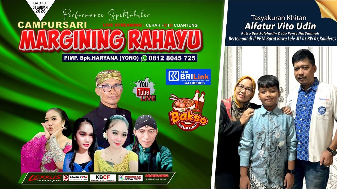 Live 🔴 Campursari MARGINING RAHAYU 08128045725 | Walimathul Khitan Alfatur Vito Udin - Lexxus Audio