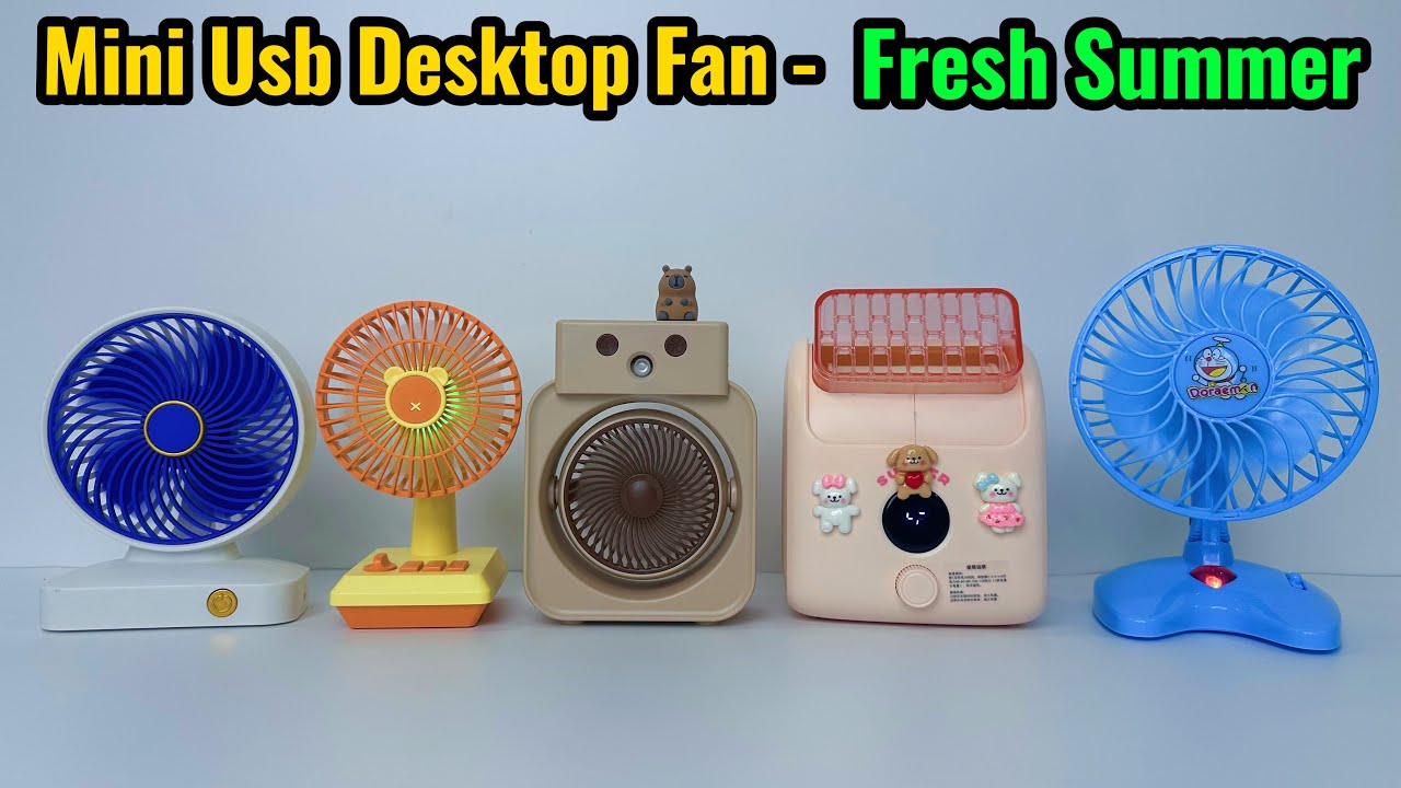 Mini Air Conditioner Fan - Cheap Air Cooler Fan USB, Spray Humidifier Water | Unboxing & Review 