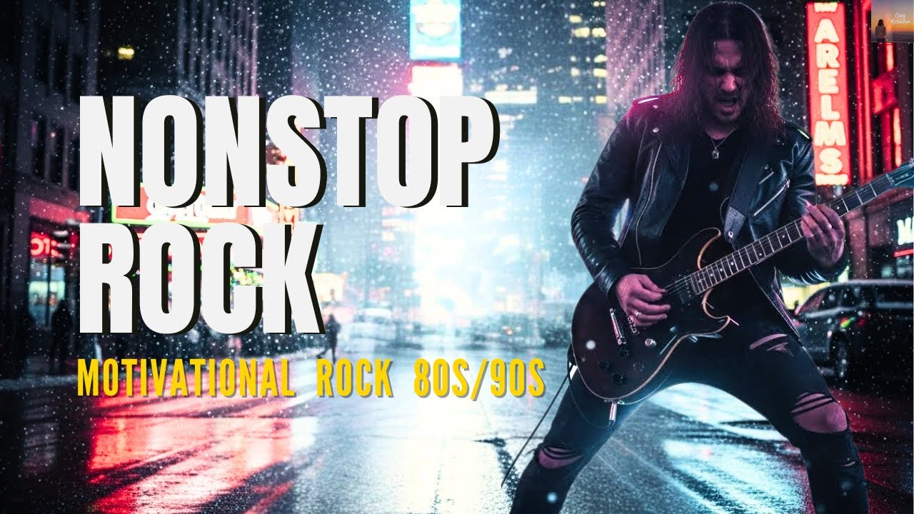 No Excuses: 80s/90s Rock ⚡ (2H+ Motivation)