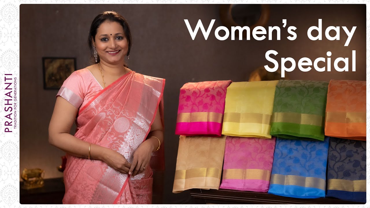 Women's day Special sarees by Prashanti | Let's saree together | 27 feb 2022