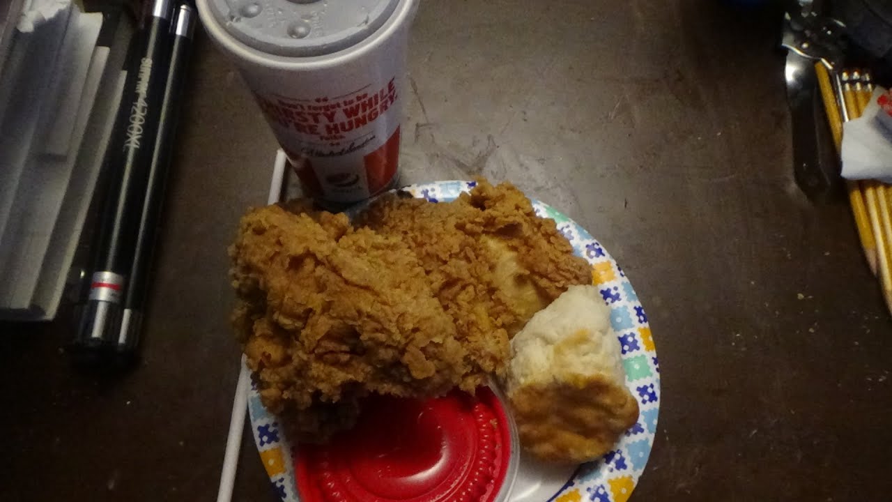 ASMR Eating KFC