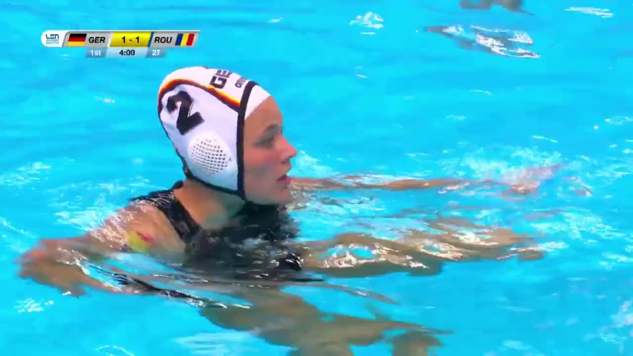 Germany vs Roumania - Women Euro Waterpolo Champ. 2022 - Preliminary
