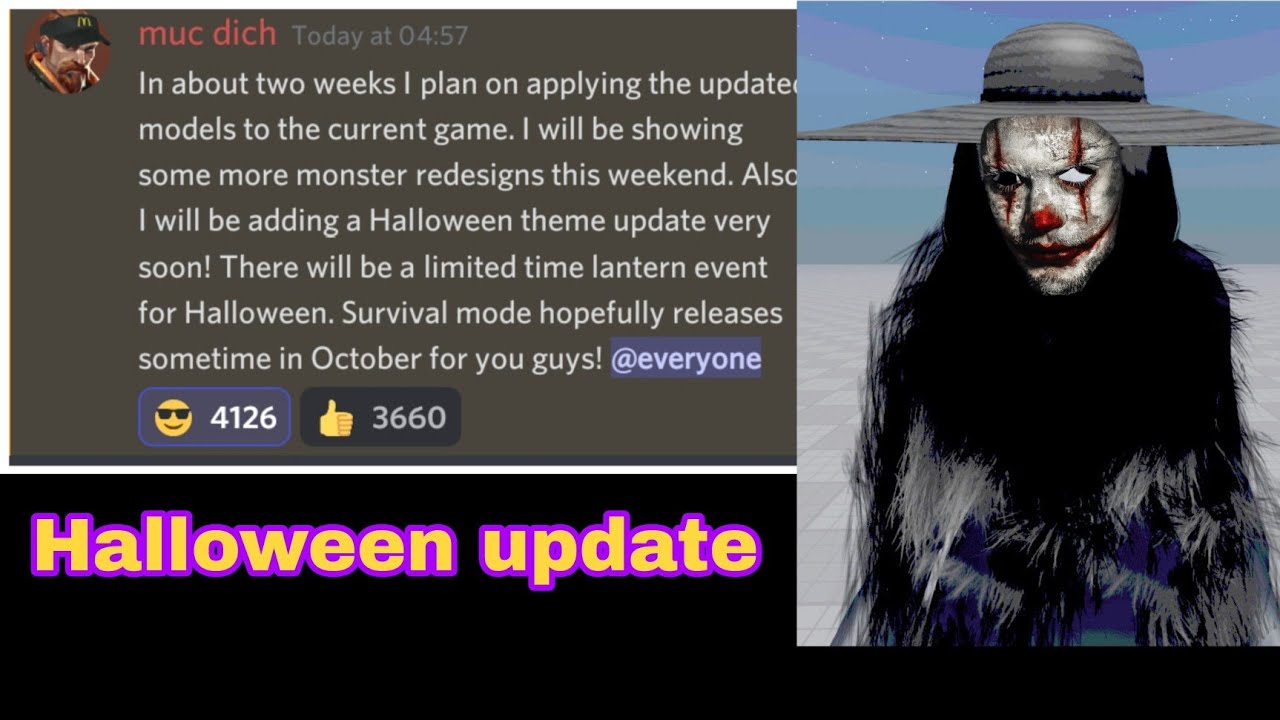 New Halloween update annoucment by Mucdich - The Mimic