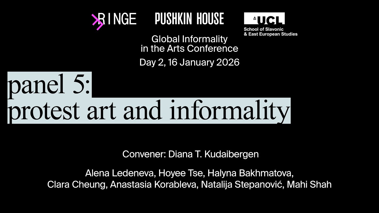 Day 2. Panel 5. Protest Art and Informality
