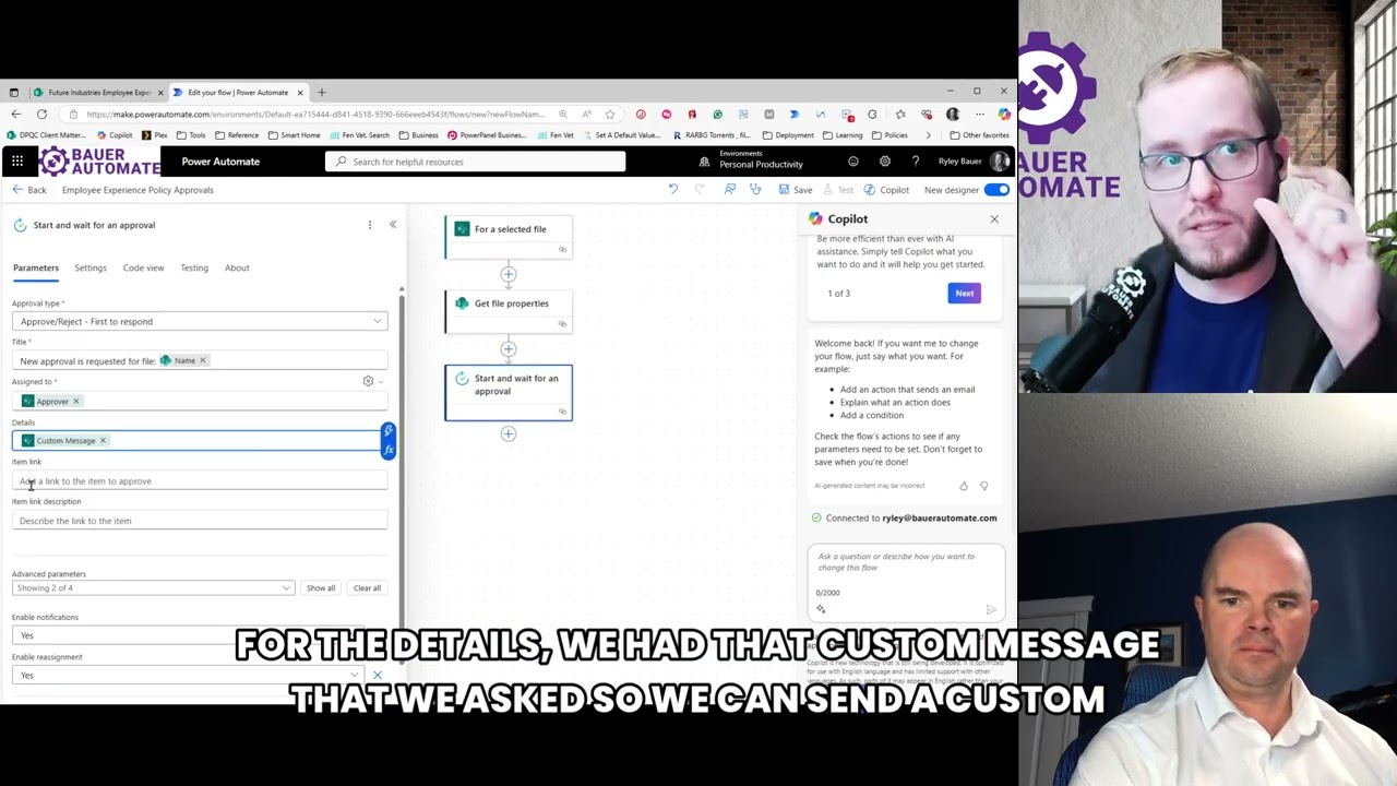 Quick Demo: SharePoint + Power Automate File Approval Workflow