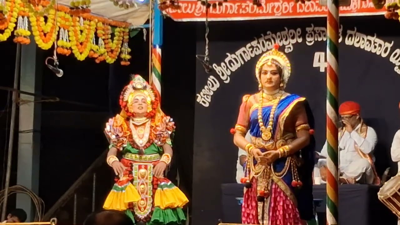 Artists:Ananda kokkada  & Dr.Mahesh Sanoor. #yakshagana #kateelmela 