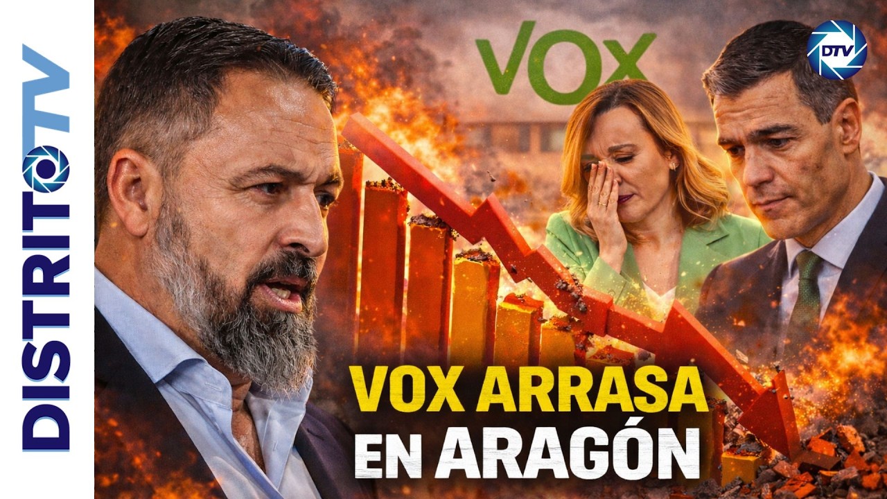 ÚLTIMA HORA🔴VOX ARRASA EN ARAGÓN: EL VOTO QUE PIERDE EL PSOE VA A ABASCAL🔴