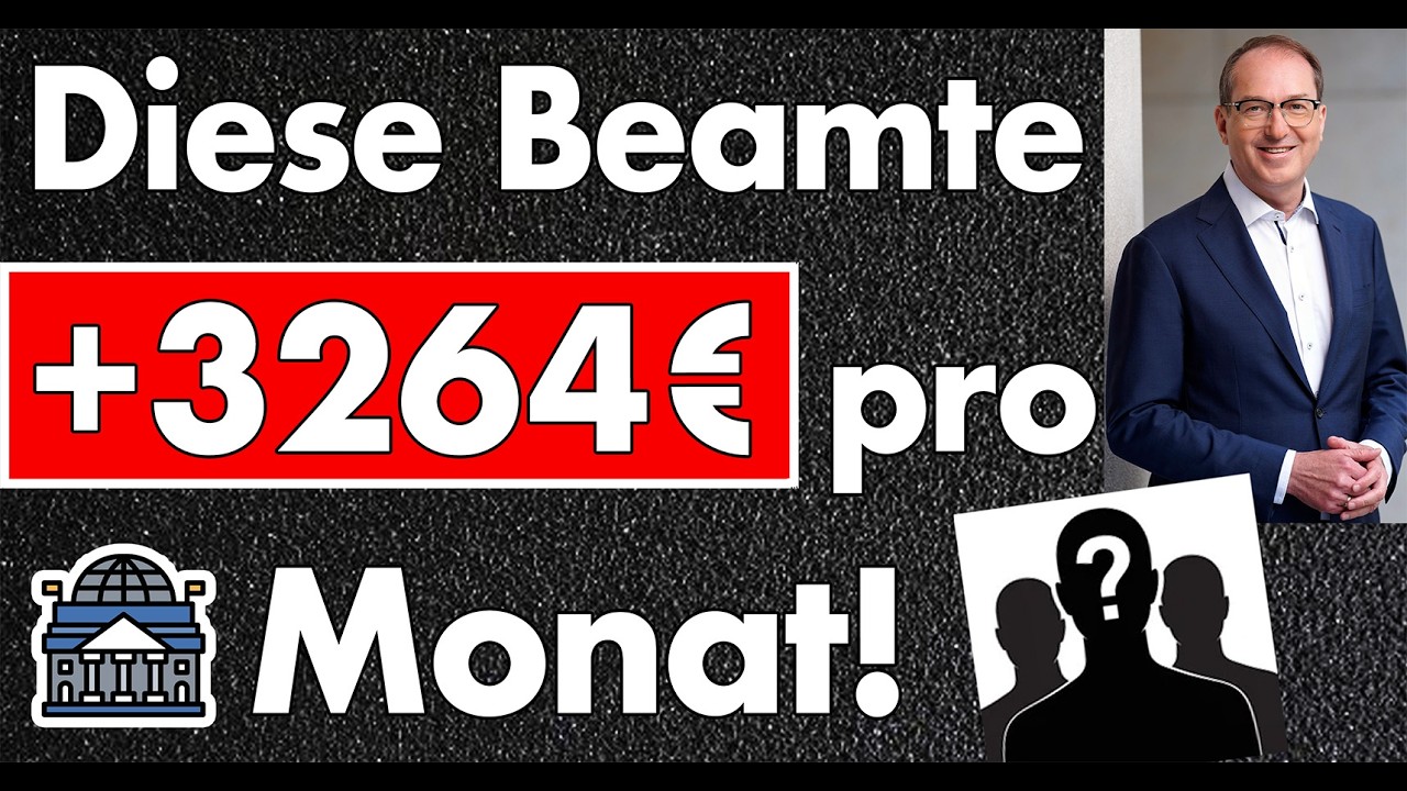 19,7% mehr? Manche Beamte bekommen mehr Geld, als andere verdienen! Mehrere Milliarden pro Jahr!