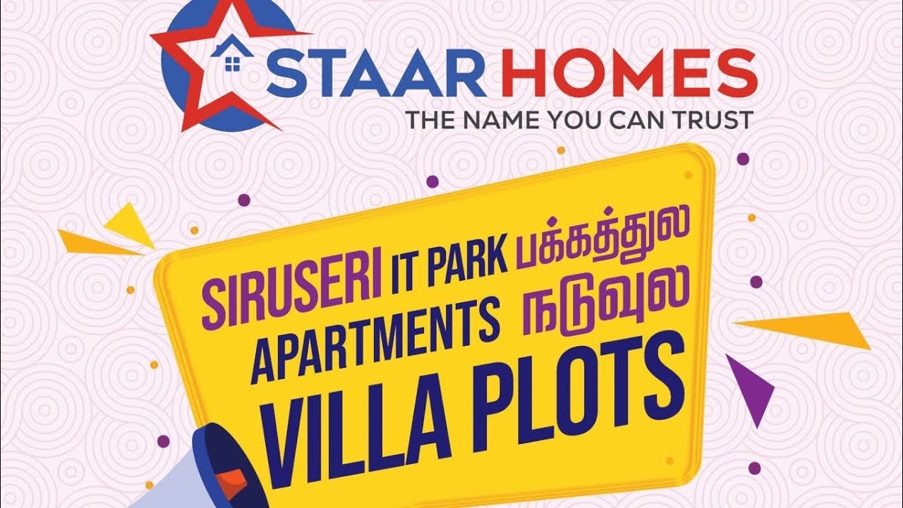 Siruseri It Park pakkathula appartment naduvela villa plots