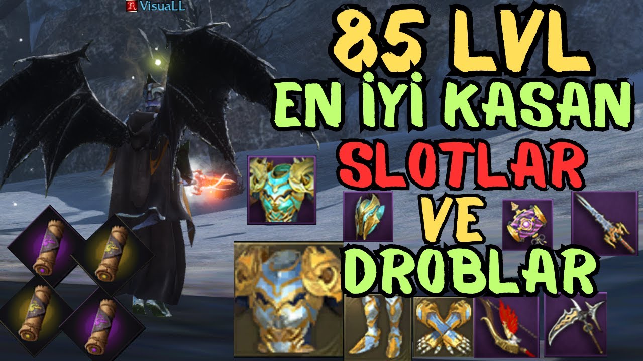 RİSE ONLİNE- 75 lvl  DEN - 85 LVL EN HIZLI KASAN SLOTLAR VE İÇİNDEN ÇIKAN EPİC SİLAH VE KIYAFETLER