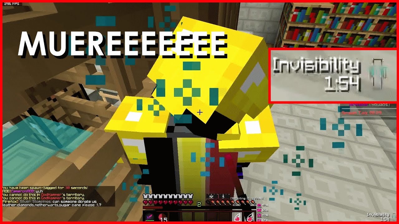 ME METO A SU BASE INVISIBLE Y LOS MATO!┃MINECRAFT HCF