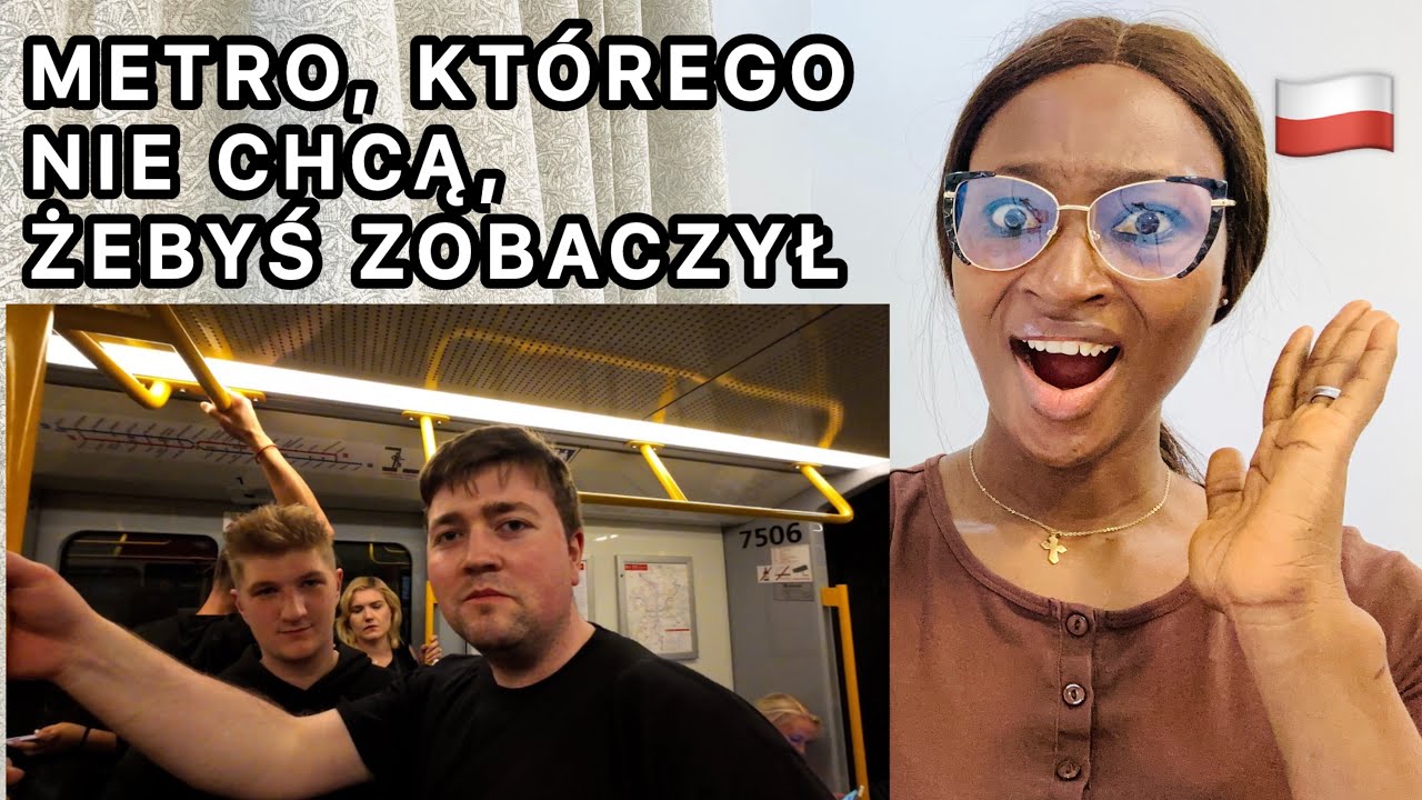 Впервые еду на варшавском метро. Это невероятно!