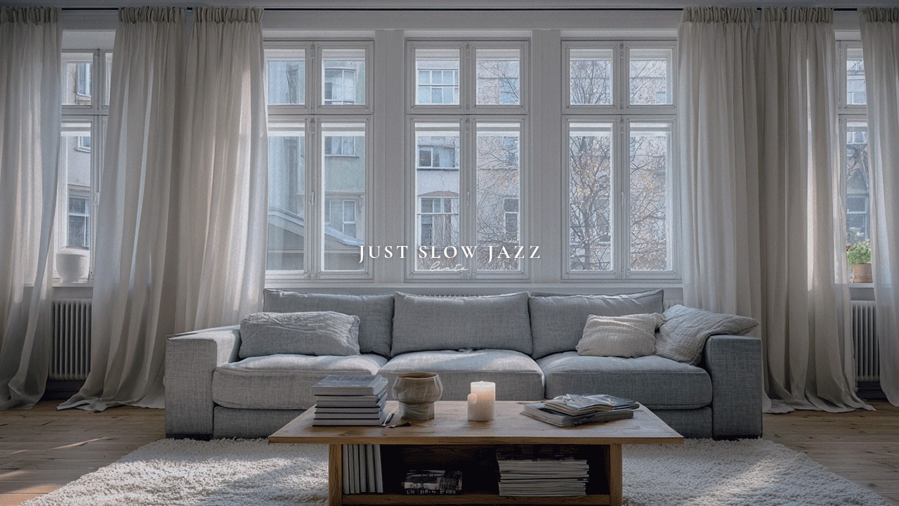 Afternoon on the Sofa: Faint Snow and the Warmth of Light | Winter Jazz Playlist