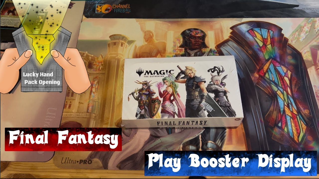 Final Fantasy Play Booster Box #mtg #deutsch #unboxing #tcg #finalfantasy #packopening #display