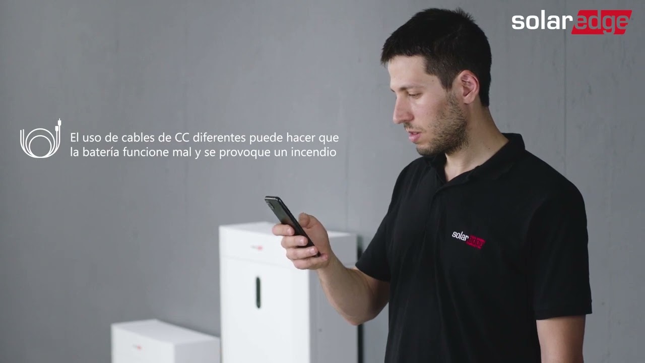 Batería 48V SolarEdge Home: cableado | España