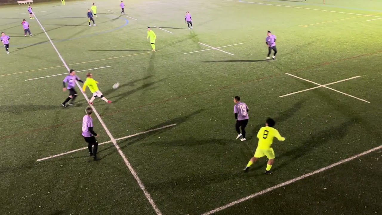 練習試合　VS  FC47  2本目　京大グランド